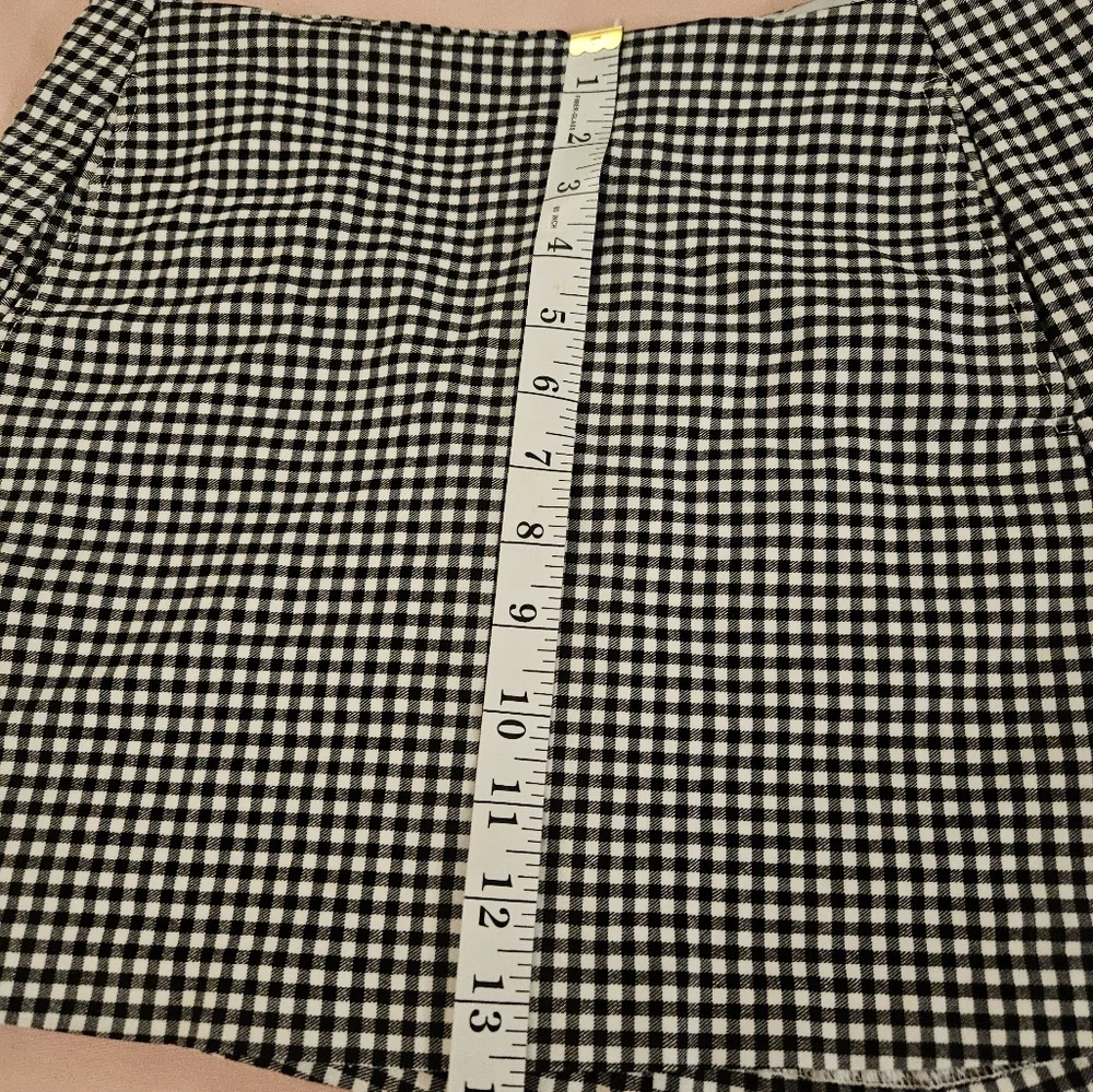 Urban Outfitters Black and White Mini Pencil Skirt With Pockets - Picture 5 of 5
